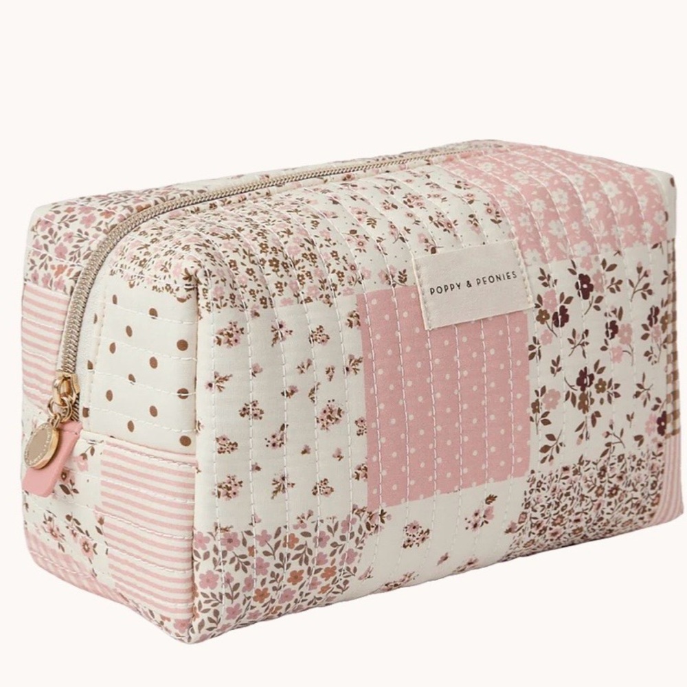 Poppy & Peonies 3 PC Cosmetic Bag Set - Picture 4 of 9